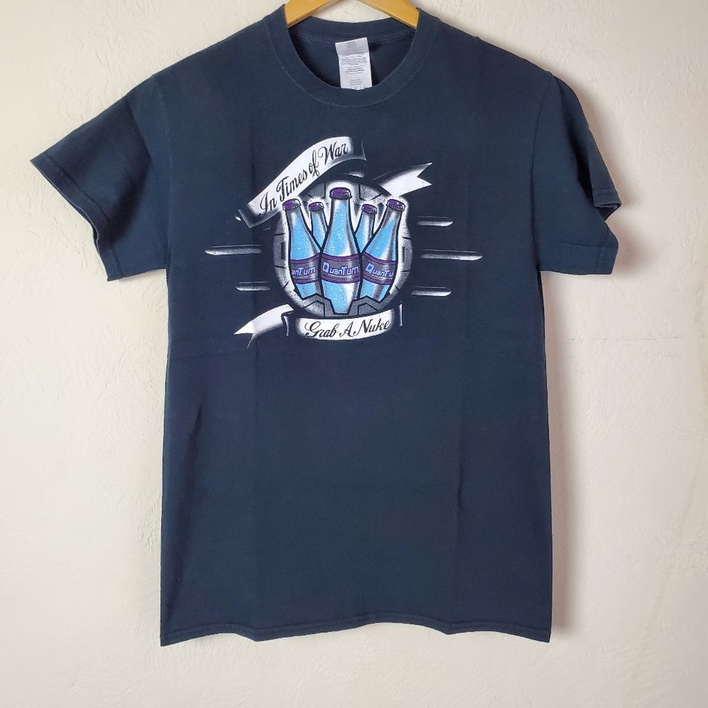 Fallout Nuka Cola Quantum Mens Small Black T-shirt